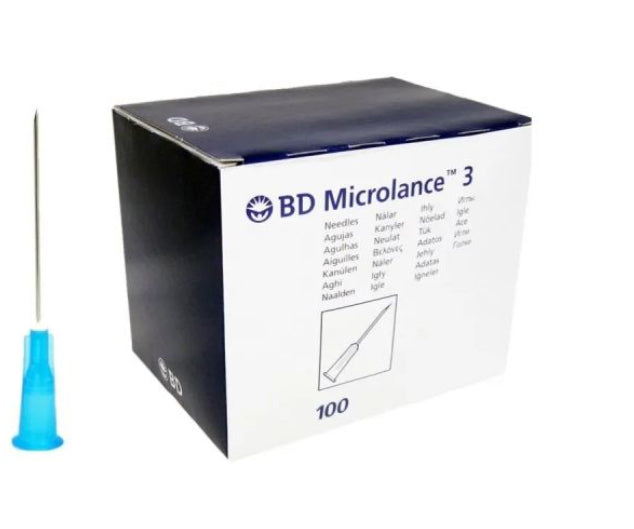 100 x BD Microlance 3 Hypodermic Needle 23G - 30mm